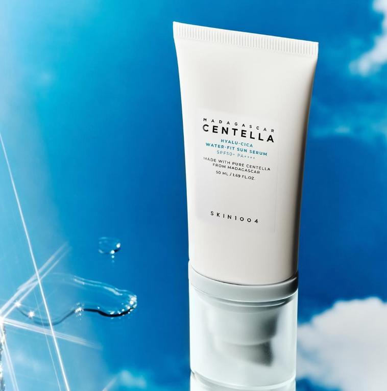 Skin1004 Солнечная сыворотка Madagascar Centella Hyalu-Cica Water-Fit 50 мл – 100% оригинальный корейский солнцезащитный уход с официального сайта