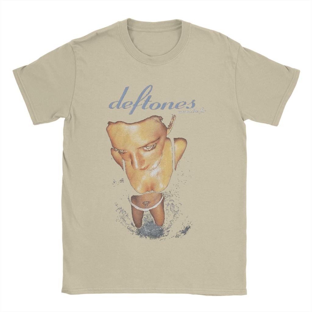 Мужские футболки Deftones We Are Familia Винтажная футболка из 100% хлопка с коротким рукавом Футболки с круглым вырезом Одежда 4XL 5XL 6XL