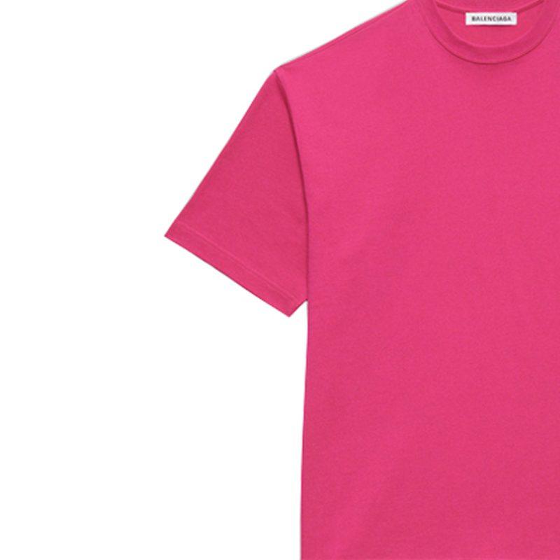 Balenciaga Футболки Унисекс С Круглым Вырезом Умеренный Прямой Крой 556104TBV435630