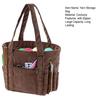 Knitting Bag Yarn Storage Organizer with Zipper Large Capacity Multipurpose Portable Knitting