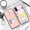 Мягкий черный чехол JW88 Sailor Moon для iPhone 16 15 Plus 14 13 Pro 8 SE XR XS Max P30 Nova 5T Y5P Y6 Y7 Y8P Y9 Realme C30 C33 C31 VIVO Y36 V27