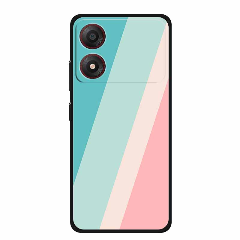 For ZTE Blade A34 4G Case Soft Silicone TPU Lovely Painted Back Cover for ZTE Blade A 34 Black Bumper for BladeA34 Protector Cat