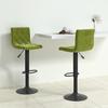 VidaXL Set of 2 Bar Stools, Pub Chair, Bistro Seat, Furniture for Dining Room Kitchen Living Room Home Interior, 333733