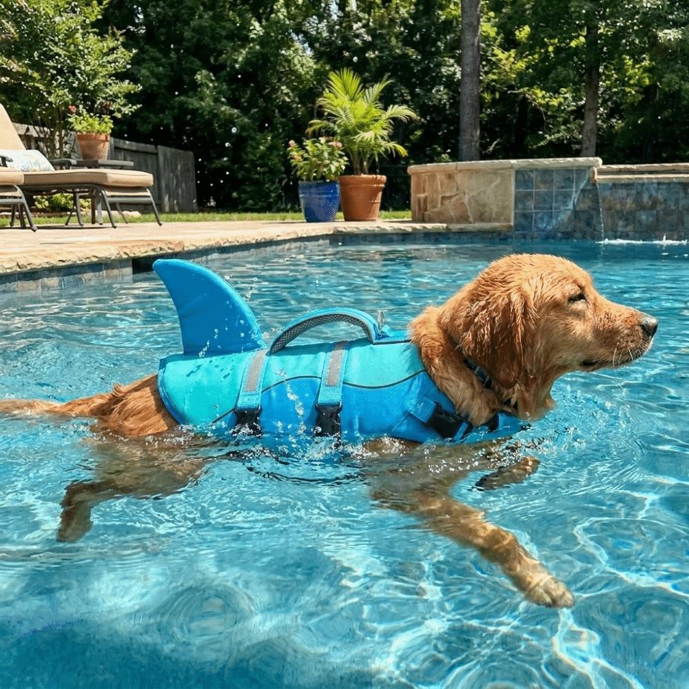Waterproof Pet Life Jacket High Buoyancy Pet Buoyancy Suit Dog Surfing Clothes Boating