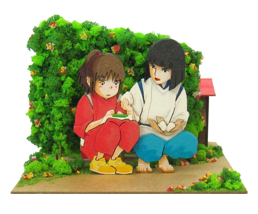 Sankei Studio Ghibli мини Унесенные призраками Онигири Бумажная модель Хаку Без масштаба MP07-58