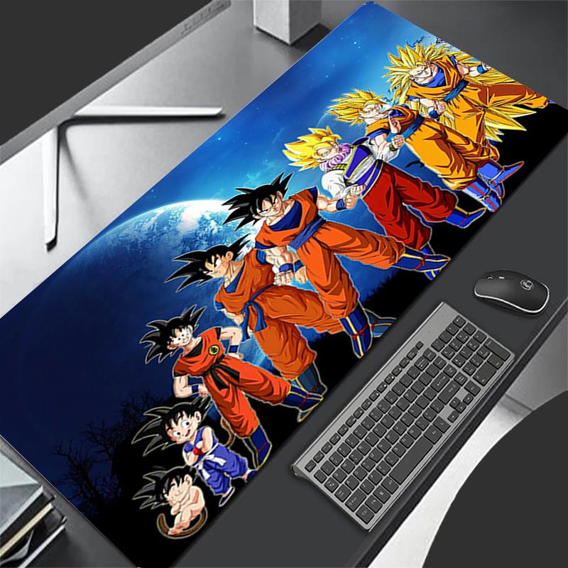 xcm Big Rubber Large PC Mousepad Gamer Gaming Mouse Pads Rug Desk Keyboard Mat Computer Dragon Ball Z DBZ Laptop Mat
