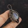 Кулон Rainbow Mystic Opal, подвеска из медной проволоки, изящная подвеска ручной работы, подвеска из проволоки, подарок на свадьбу, драгоценные камни, медные украшения
