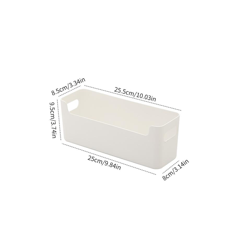 Cabinet Desktop Organizer Plastic Storage Box Multifunctional Seasoning Jar Tableware Storage Case Kitchen Storage Organization