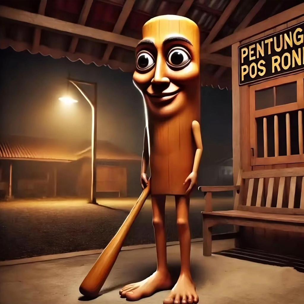 Мини-фигурка TungTungTungSahur, Фигурка TungTungTungSahur, Коллекционная, 3D-печать, Интернет-мем, Итальянский персонаж с мозговой гнилью, Игрушка с мозговой гнилью, 13 см (Набор из