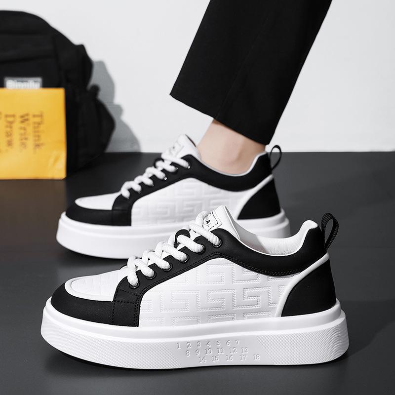Мужская обувь весна дышащая новая тонкая повседневная маленькие белые туфли трендовая обувь универсальная мужская спортивная обувь для скейтборда