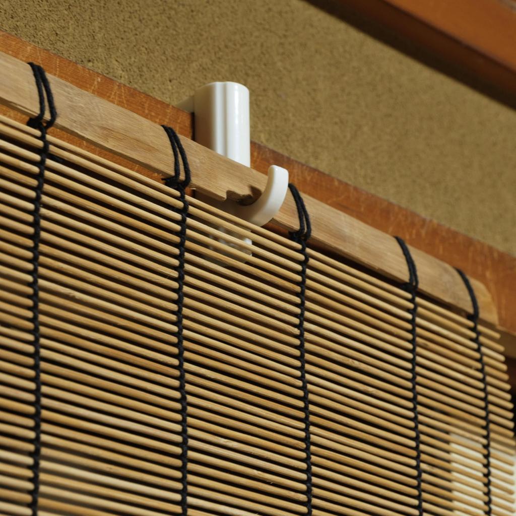 Mizukan Seirensho Burnt Bamboo Retainer for Indoor Use (Approx. 74cm x 90cm) - Provides shade, privacy, and good ventilation