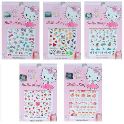 Наклейка для ногтей Hello Kitty, смешанная награда, 5 шт.