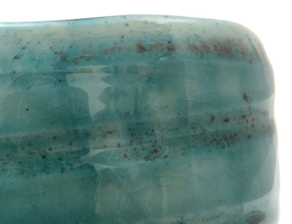 Чаша для маття из керамики Мино, свежий зеленый цвет, Сделано в Японии, 505-15