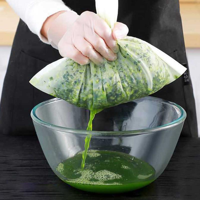 Многоразовые марлевые мешки из сырной ткани для процеживания, мешки для орехов, молока, мешки для холодного напитка, фильтр для чая, йогурта, кофе, ситечко