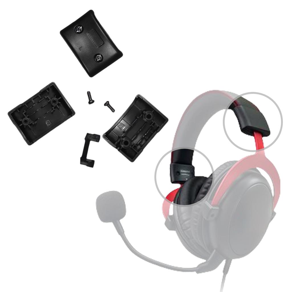 Left/Right Headband Hinge Buckle for HyperX Cloud Silver/Cloud II/Cloud Core/Alpha S Headset Replacement Headband Buckle