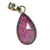 Natural Opal Pendant 16 ct Pear 925 Sterling Silver for Birthday Gift October Birthday Birthstone