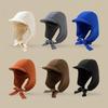 Men and Women's Bomber Hats Winter Korean Version New Ski Cold Cycling Thickened Warm Ear Protection Straps Pullover Caps