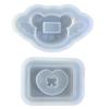 Shiny Silicone Decoration Molds Angel Bear Bowknot Ornament Keychain Mold DIY Pendant Jewelry Epoxy Resin Crafting Mold