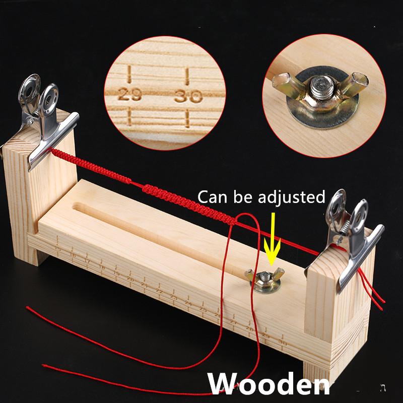 Набор инструментов для изготовления деревянных плетеных браслетов, инструменты для плетения браслетов из паракорда, регулируемая длина для начинающих, оптовая продажа