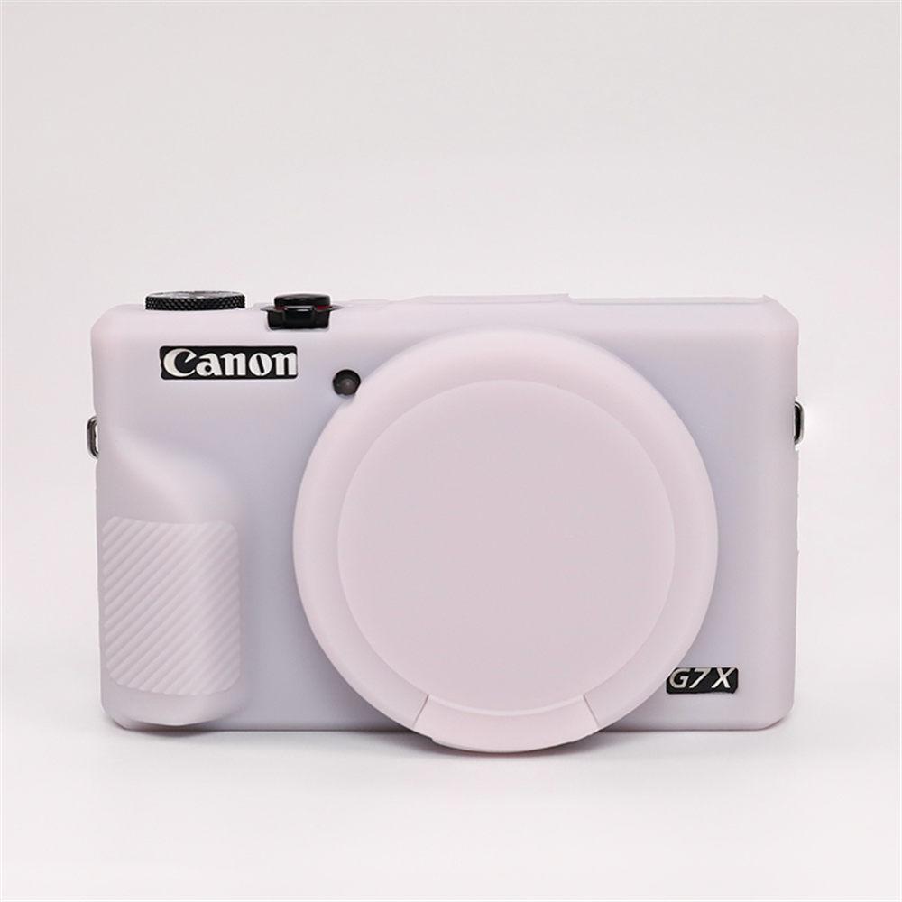 G7XIII Мягкий силиконовый чехол-броня для корпуса камеры для Canon G7X III G7X Mark III G7X3 Резиновая защитная накладка-скин с крышкой для объектива