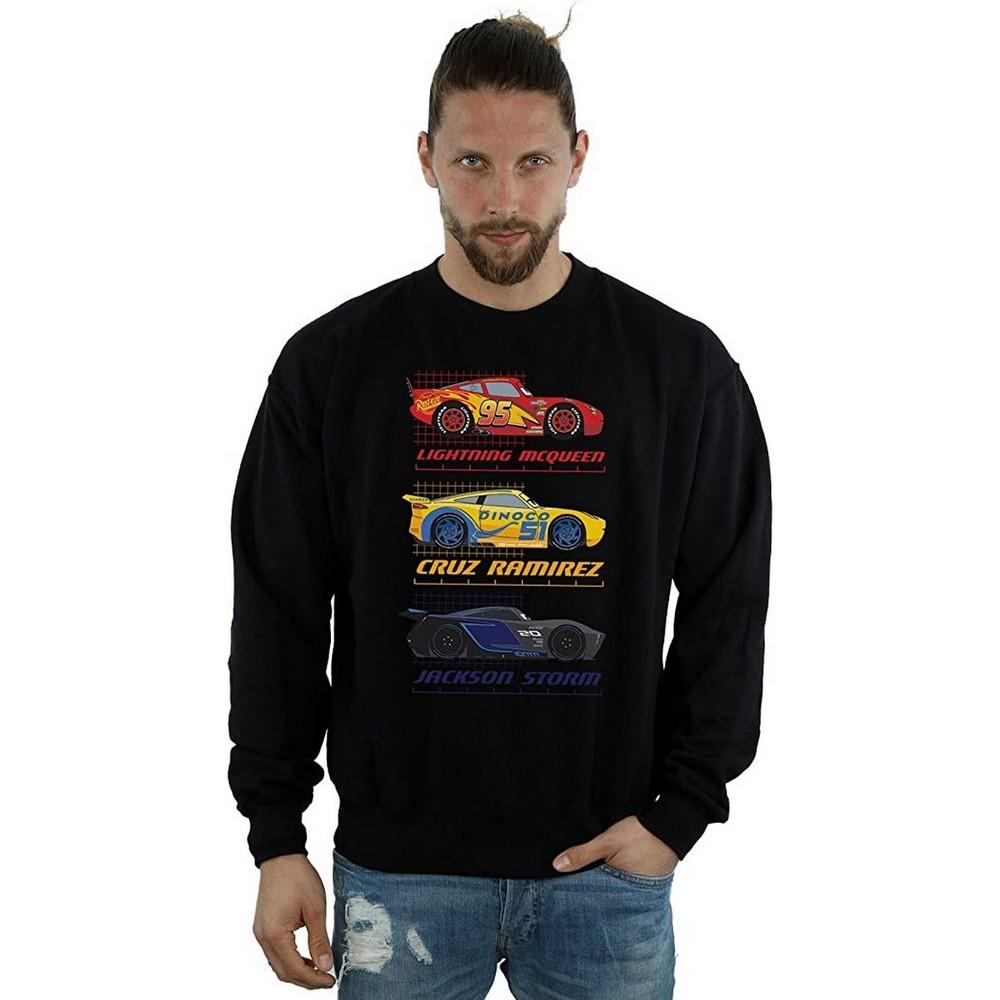 Cars Mens Racer Profile Cotton Sweatshirt