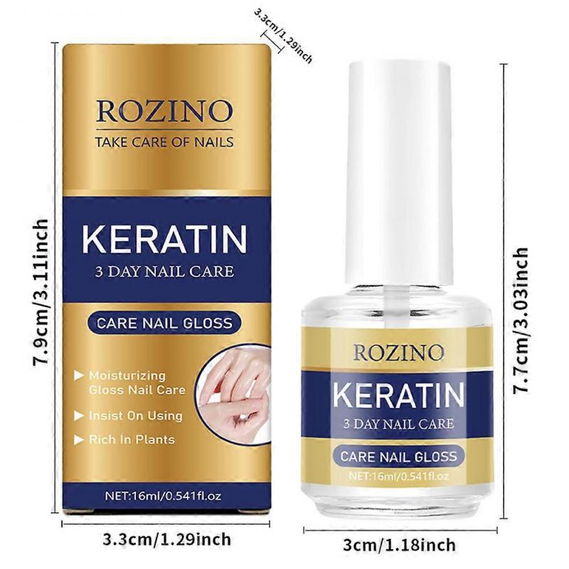 Nail 3 Day Growth Treatments Natural Nail Strengthener Fast Keratins Nail Hardener for Damage Nails