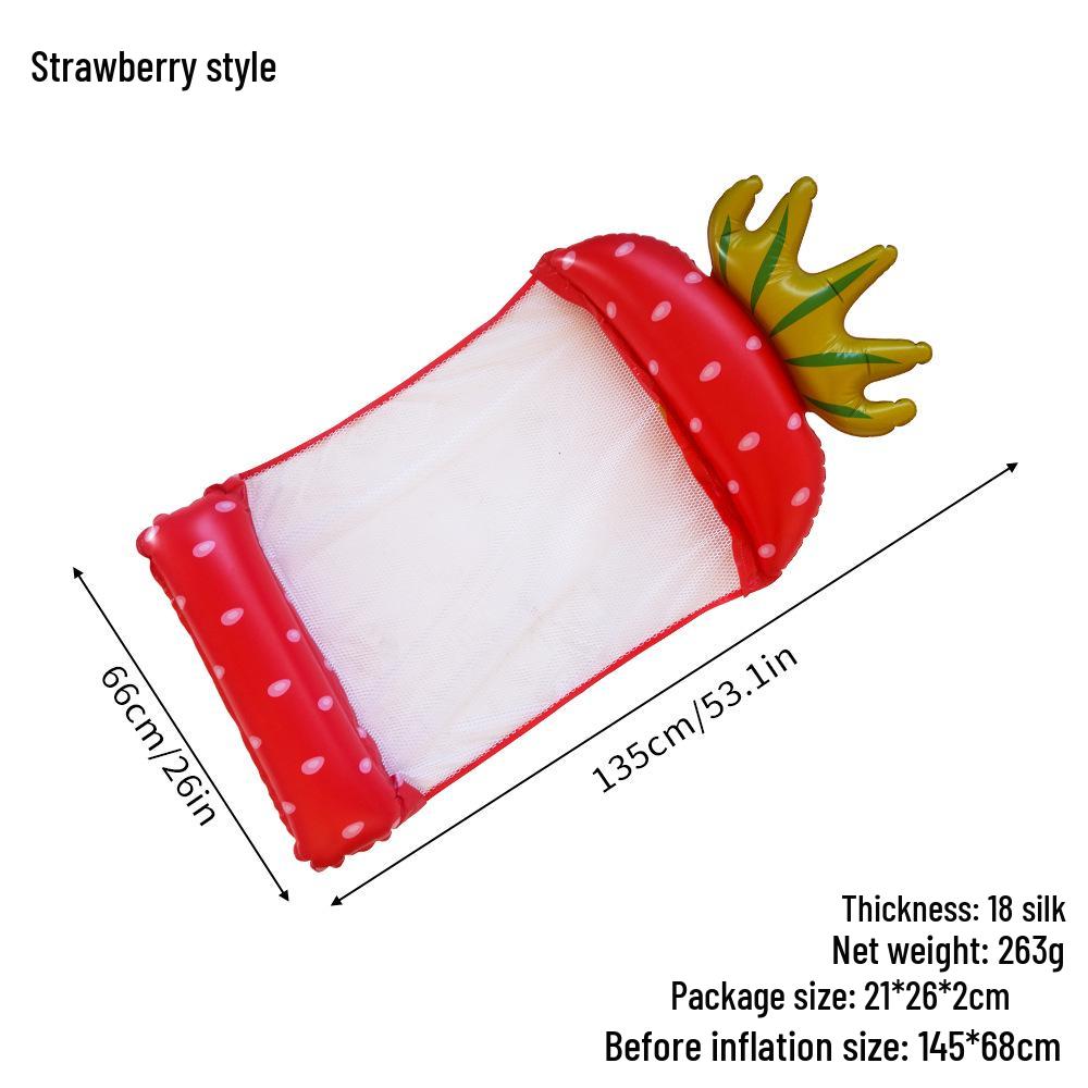 Складной полосатый гамак для бассейна: Надувной матрас-реклайнер нового стиля с сеткой