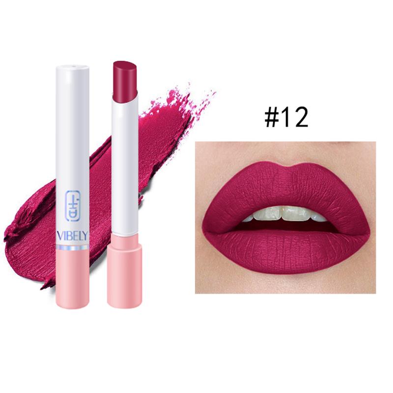 Женский макияж губ Сексуальная матовая стойкая водостойкая увлажняющая помада