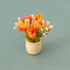 3pcs Plastic Dollhouse Miniature Simulation Vase  Doll House Accessories