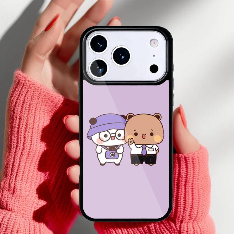 Милый чехол для телефона BuBu DuDu для iPhone 17 16 15 14 13 Pro Max Задняя крышка для 12 11 Pro Coque