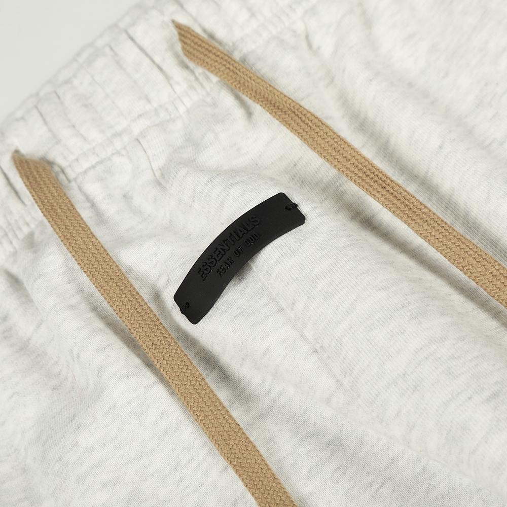 538 Унисекс Fear Of God Essentials Штаны с принтом букв Свободные Прямые Брюки-джоггеры на шнурке Уличная одежда Повседневные брюки для мужчин Женщин