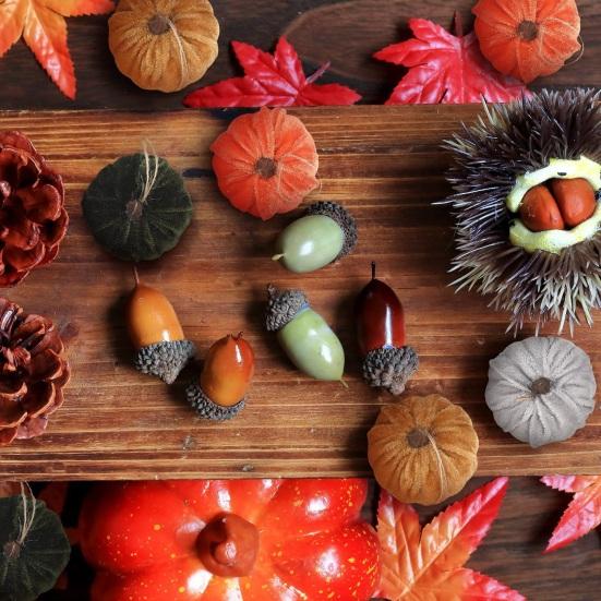 12 Pcs Artificial Velvet Pumpkins Small Foam Faux Flocked Pumpkin Tabletop Centerpiece for Fall Thanksgiving Halloween Harvest Home Table Decor