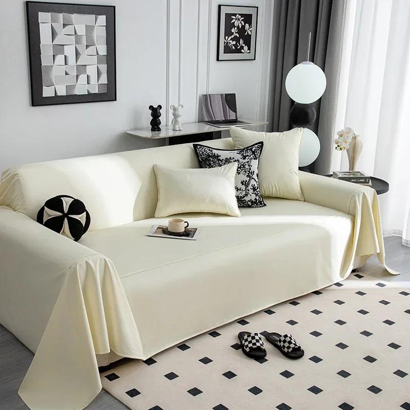 1/2/3/4Seat Waterproof PU Leather Sofa Towel Soft Skin-friendly Sofa Cover Protector for Living Room Pet Cat Furniture Protector