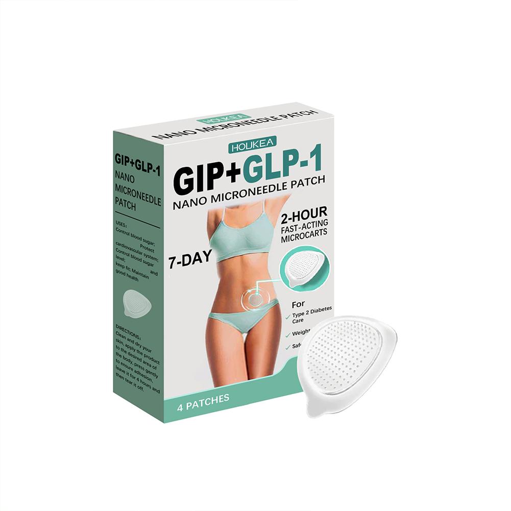 1/2/3Boxes GIP+GLP-1 Nanos Microneedles Patch Microneedles Patch Gentle Body Slimming Stickers Daily Lazy Care Patch Unisex