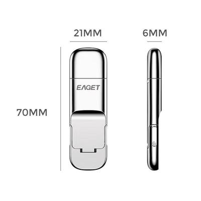EAGET HS-C02 128 ГБ USB 3.0 Type-C Двухсторонний твердотельный USB-накопитель