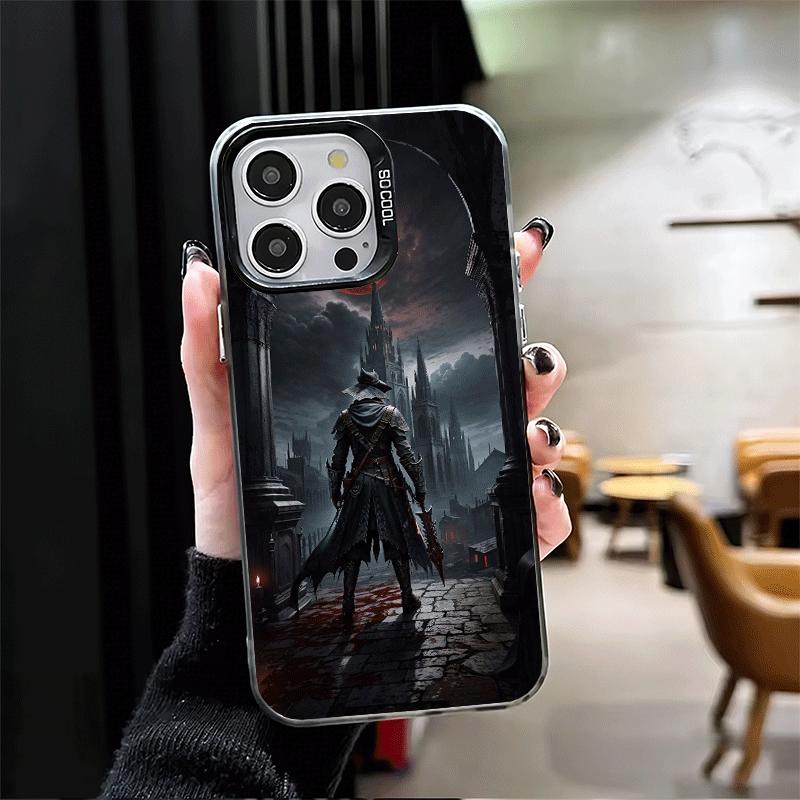 B-Bloodborne Game Soft Phone Case for iPhone 15 16 17 Pro Max 17Air 16E 14 Plus 13 12 Mini Shockproof Cover Back Shell