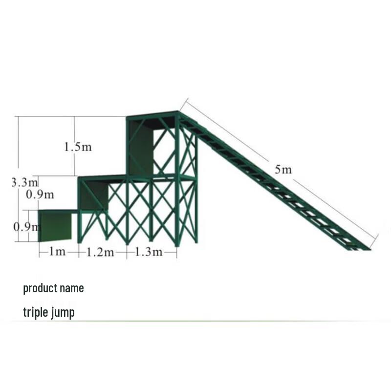 Dog Training High Plank Wall Obstacle