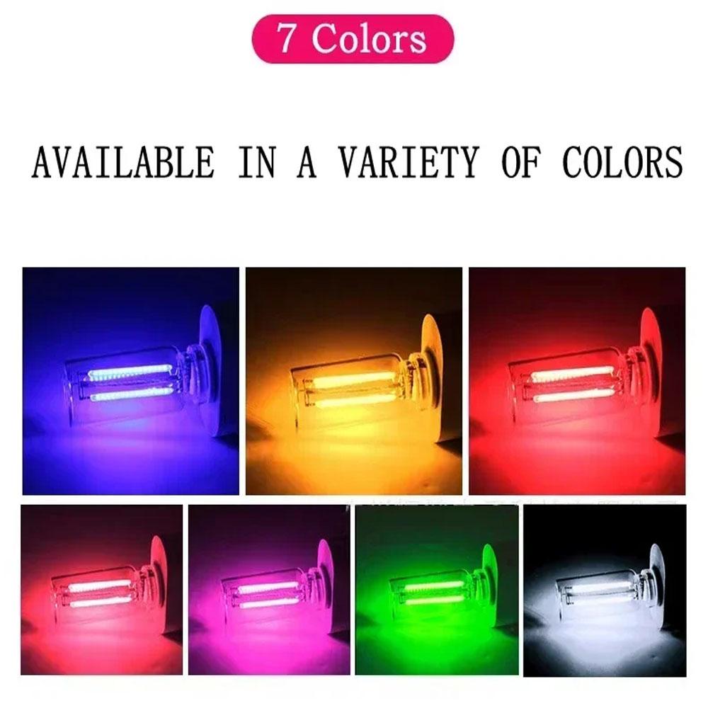 USB ночник цветной 5V сенсорный затемняющий USB-лампочка светодиодная нить накаливания стеклянная ретро-лампочка Эдисона украшение автомобиля защита глаз