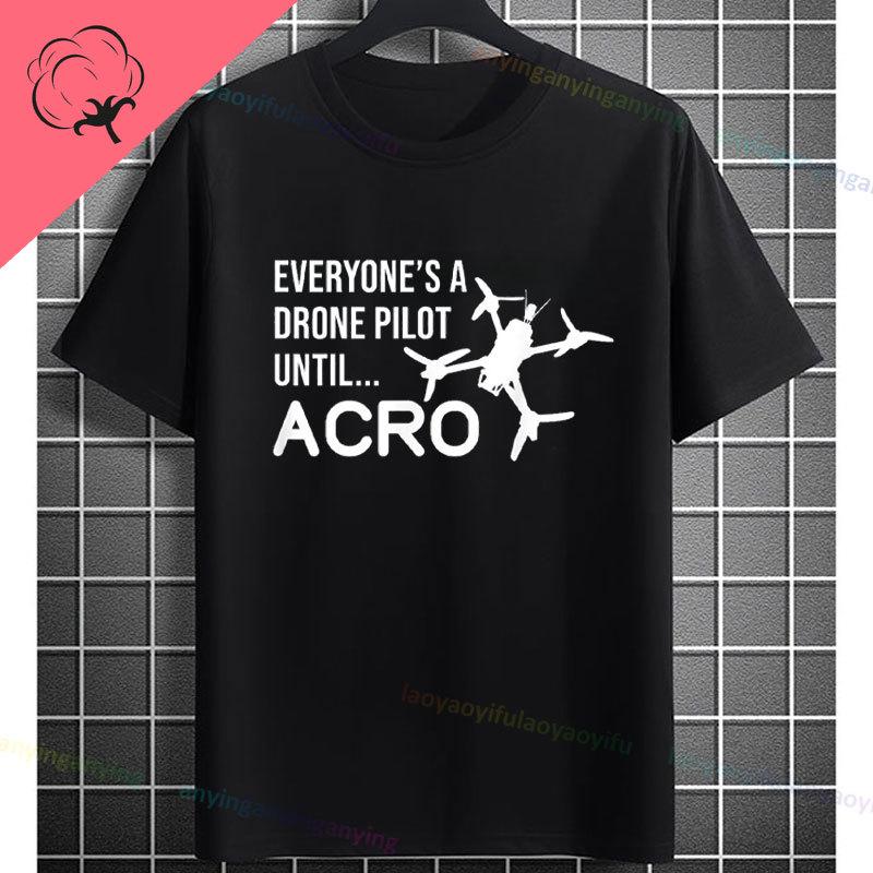 Funny Fpv Drone Quadcopter Graphic Tshirt With Depressed Drone Needs A Friend Slogan Pure Cotton Short Sleeve Casual Tshirt
