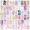 Наклейки Dakku 60 листов 1 комплект Sanrio Cinnamoroll My Melody Kuromi Kitty Pochaku Наклейка Card Play, Sanrio Landon 60 листов наклеек 1 упаковка