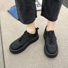 Женская обувь, новые туфли на толстой подошве с большой головкой, женские осенние универсальные повседневные милые туфли на доске, женские кроссовки