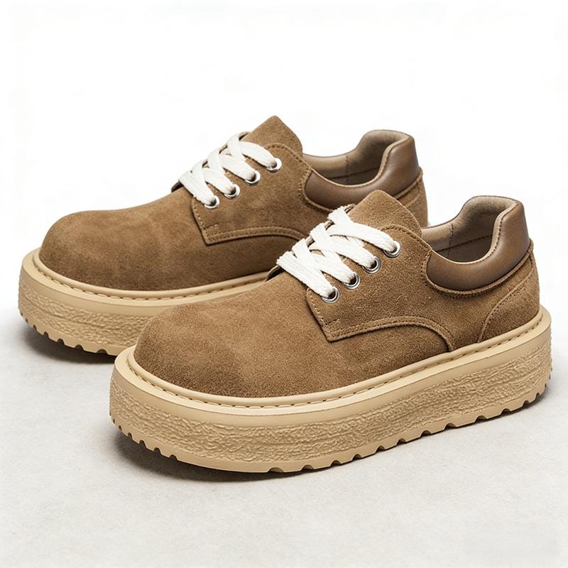 Мужские кожаные ботинки Martin Водонепроницаемые Нескользящие Спортивные Обувь на толстой подошве