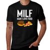 Man I Love Food T-Shirt T Shirts for Man Graphic Vintage Man Tshirt T-Shirt