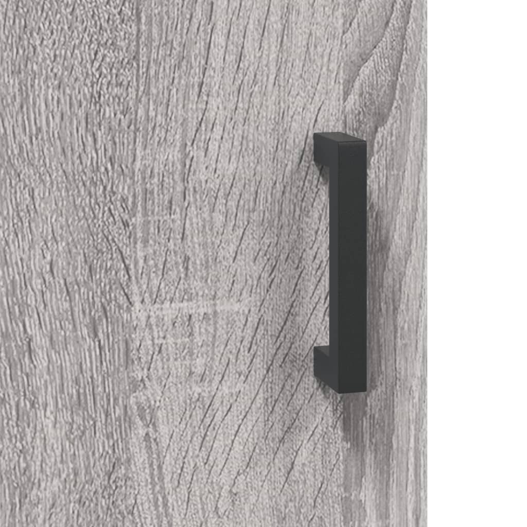 Highboard Gray Sonoma 69.5 x 34 x 180 cm Particleboard
