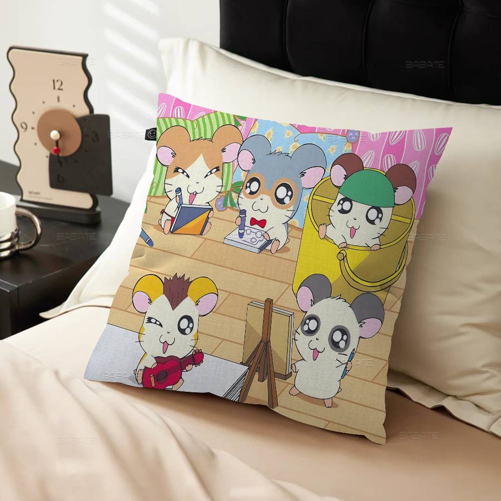 Cartoon Cute Hamtaro Lucky Dragon pillow cover sofa cushion cover home room decoration children gift