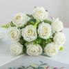 Pastoral Artificial Flowers Rose Home Festive Party Arrangement Supplies Christmas Decoration Wedding Bouquet Accessories Gift