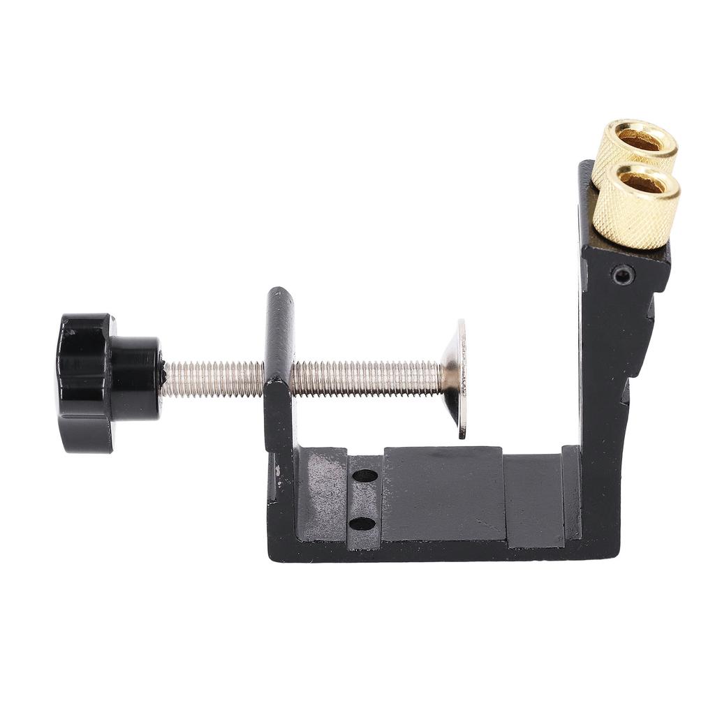 Черный наклонный позиционер для сверления отверстий из алюминиевого сплава, мини-набор кондукторов для потайных отверстий для DIY-проектов