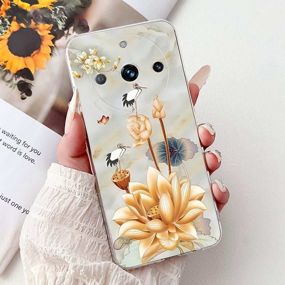 For Realme 11 Pro Plus RMX3740 RMX3741 Cover For Realme 11 Pro+ Case Simple Fashion Letters A-Z Pattern Design Silicone Bumper