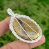Sterling Silver Septarian Stone Mother Ethnic Wire Wrapped Bezel Pendant Jewelry