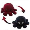 Reversible Happy Sad Octopus Plush Toy 20cm 30cm 40cm